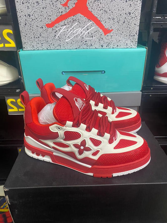 Louis Vuitton LV Trainer Red/White